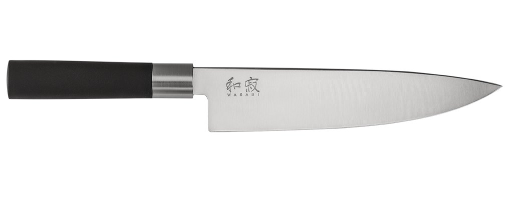 KAI Wasabi 8&quot; Chef&#39;s Knife, Black Handle