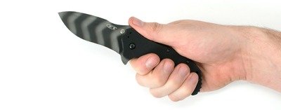 Zero Tolerance 0350TS Ken Onion 3.25" Assisted Opening Knife / Tiger Stripe