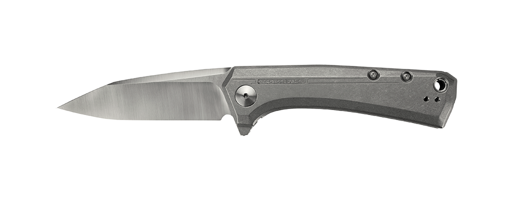 Zero Tolerance 0808 Rexford 3.25&quot; Flipper Knife Titanium / Satin ( Discontinued )