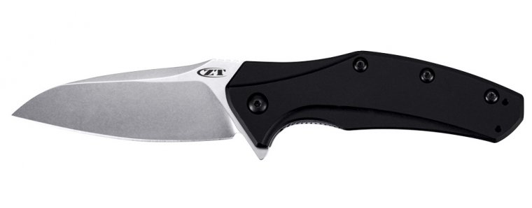 Zero Tolerance 0770 3.25&quot; Assisted Opening Knife Gray Aluminum / Blackwash (Discontiued)