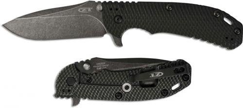 Zero Tolerance 0560 Hinderer 3.75&quot; Flipper Knife / Black G10 / BlackWash (Discontiued)