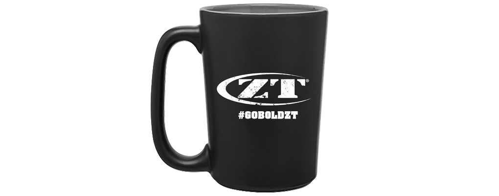 Zero Tolerance Coffee Mug, Black/White 15oz