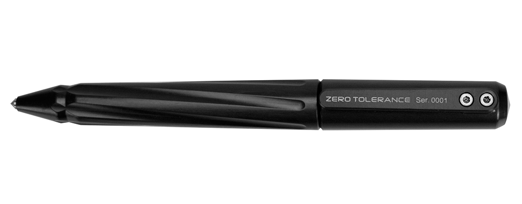 Zero Tolerance 0010BLK Tactical Pen Black Aluminum (Discontiued)