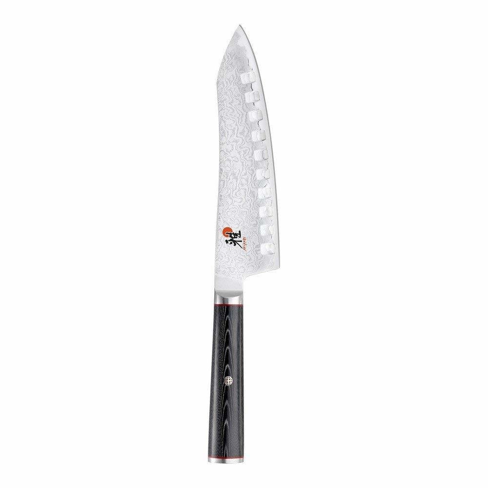 Miyabi Kaizen 7&quot; Rocking Santoku, Hollow Edge