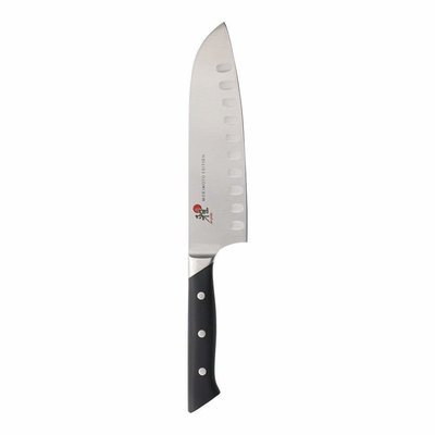 Miyabi Red 7" Santoku, Hollow Edge ( Discontinued )
