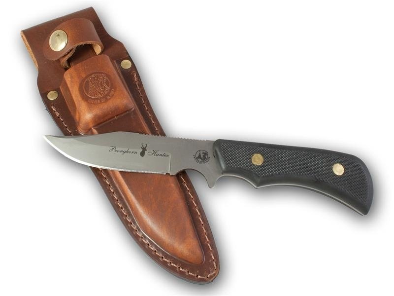 Knives of Alaska Trekker Pronghorn Hunter 3.25&quot; Fixed Blade Clip Point Knife, D2 Tool Steel / SureGrip™ Handle