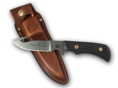 Knives of Alaska Trekker Whitetail Hunter 3.25&quot;Fixed Blade Drop Point/Gut Hook Knife, D2 Tool Steel / SureGrip™ Handle