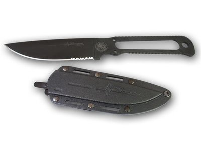 Knives of Alaska Xtreme Model V 5" Fixed Blade Drop Point Knife, D2 Steel / Skeletonized Handle