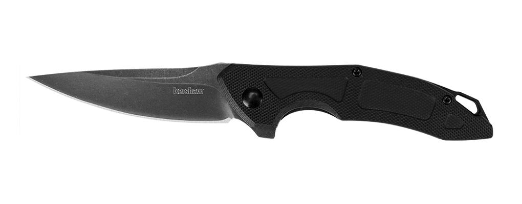 Kershaw 3&quot; Method Liner Lock Knife Black G-10, Blackwash
