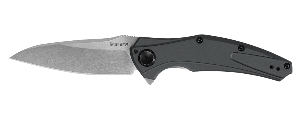Kershaw Bareknuckle 3.5&quot; Sub Frame Lock Knife Gray Al, Stonewash ( Discontinued )
