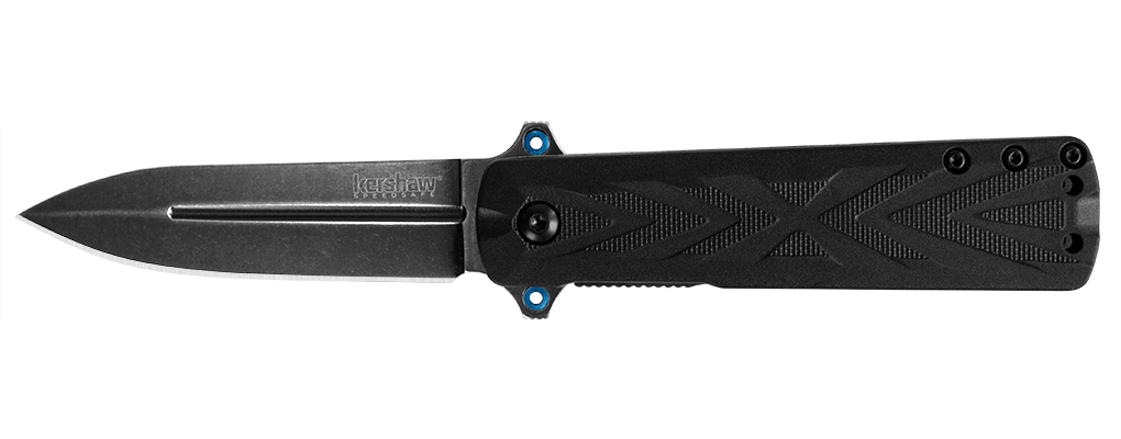 Kershaw Barstow 3&quot; Assisted Opening Knife Black GFN, BlackWash
