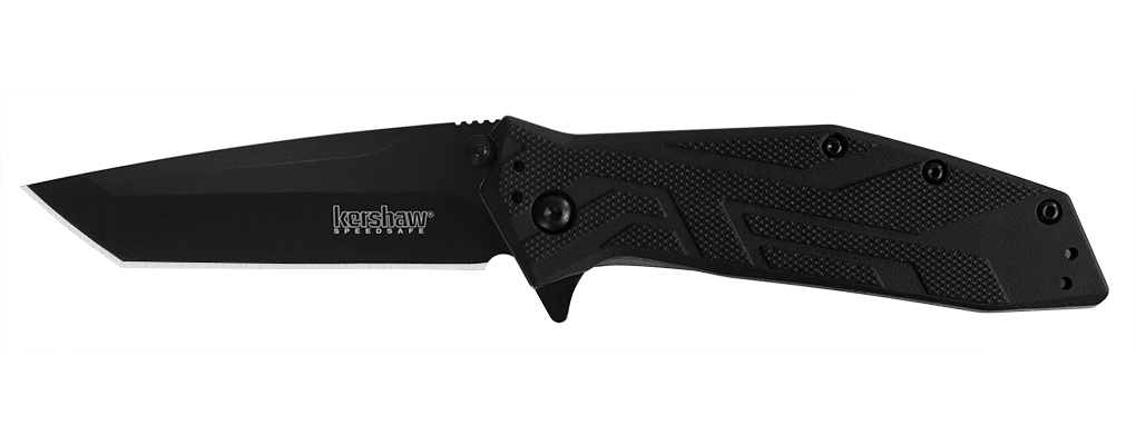 Kershaw Brawler 3.25&quot; Assisted Opening Knife, Black ( Discontinued )