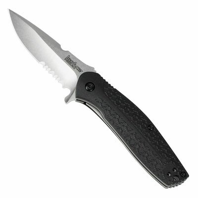 Kershaw Burst 3" Assisted Opening Knife, Stonewash / Serrated (DISCONTINUED)