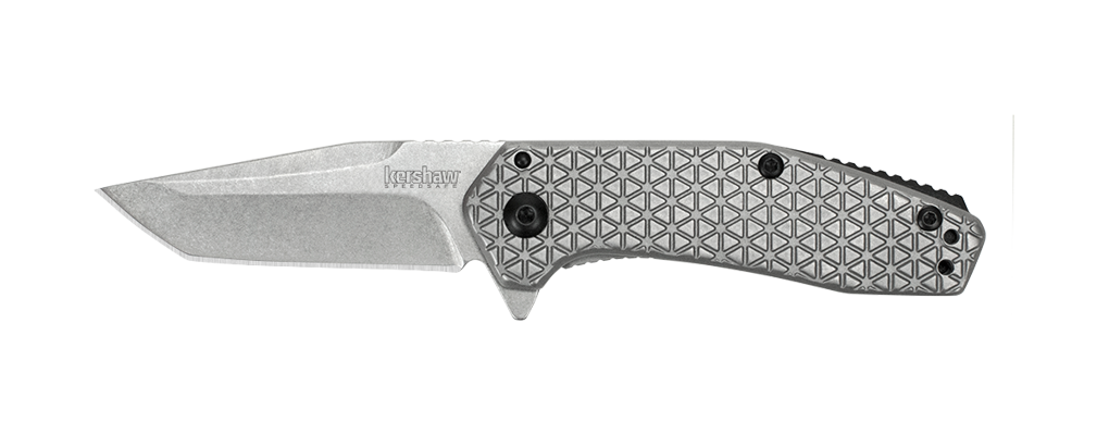 Kershaw Cathode 2.25&quot; Assisted Opening Flipper Knife, Stonewash