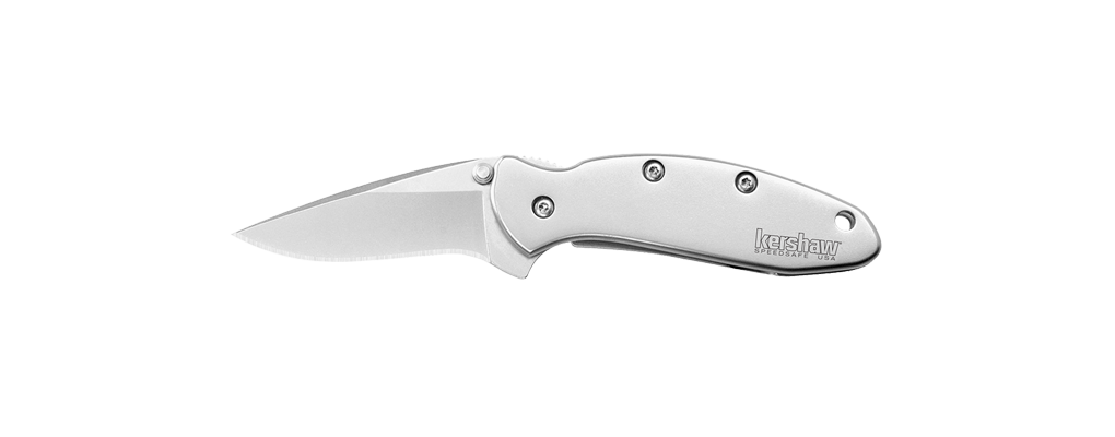 Kershaw Chive 1.94&quot;  Assisted Opening Knife, Bead Blast