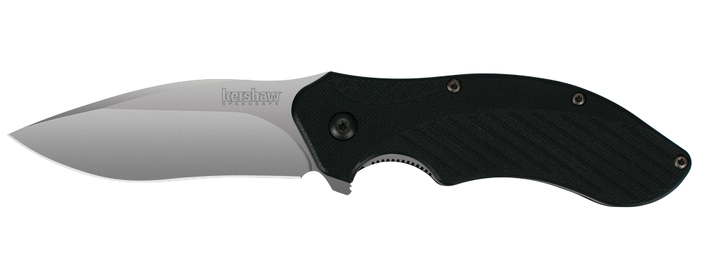 Kershaw Clash 3.25&quot; Assisted Opening Knife, Bead Blast