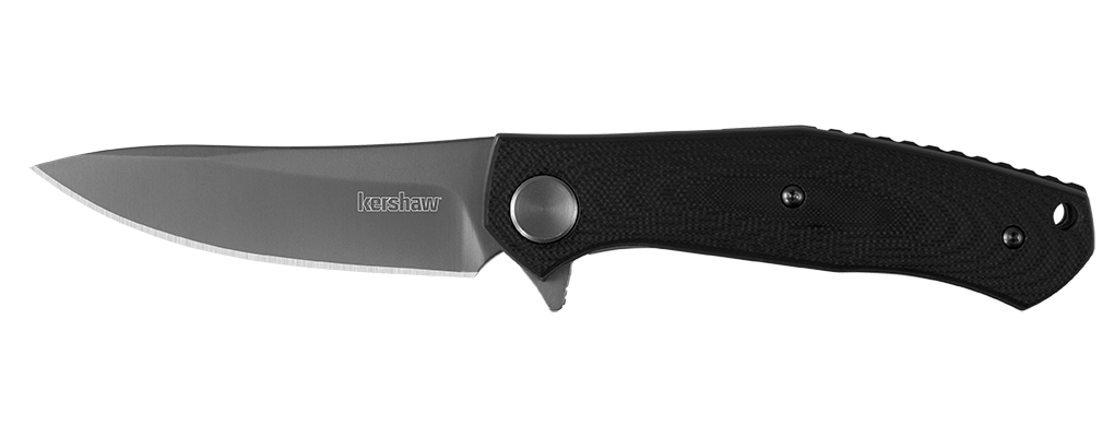 Kershaw Concierge 3.25&quot; Liner Lock Knife Black G-10, Gray ( Discontinued )