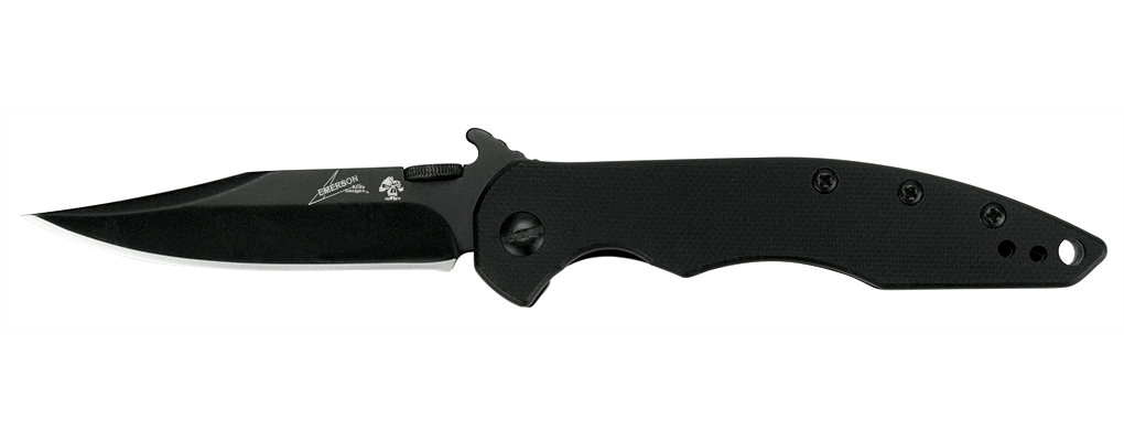 Kershaw Emerson CQC-1K 3&quot; Frame Lock Knife, Black (DISCONTINUED)
