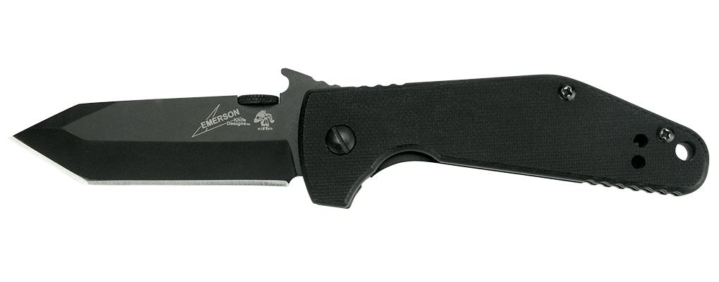 Kershaw Emerson CQC-3K 2.75&quot; Tanto Frame Lock Knife, Black (DISCONTINUED)