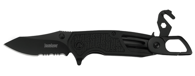 Kershaw Funxion Lightweight 3" Assisted Opening Knife, Black / Serrated