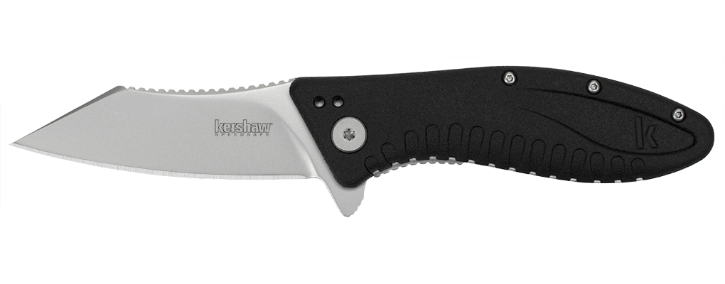 Kershaw Grinder 3.25&quot; Assisted Opening Flipper Knife, Bead Blast