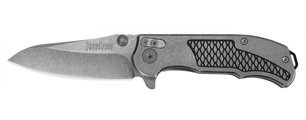 Kershaw Hinderer Agile 2.75&quot; Assisted Opening Knife, Stonewash ( Discontinued )