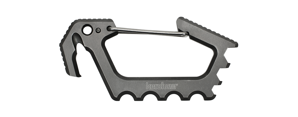 Kershaw Jens Carabiner / Multi Tool, Titanium ( Discontinued )