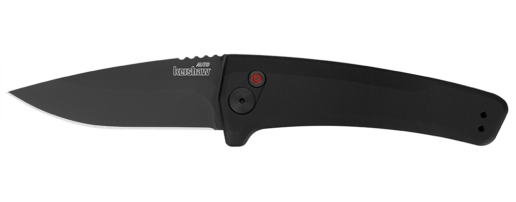 Kershaw Launch 3 3.4&quot; Automatic Knife Black Aluminum, Black ( Discontinued )