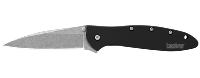Kershaw Leek 3" Assisted Opening Knife Black, Stonewash
