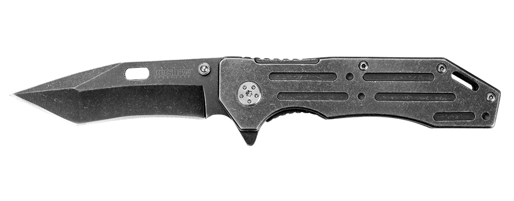 Kershaw Lifter 3.5&quot; Assisted Opening Flipper Knife, BlackWash ( Discontinued )