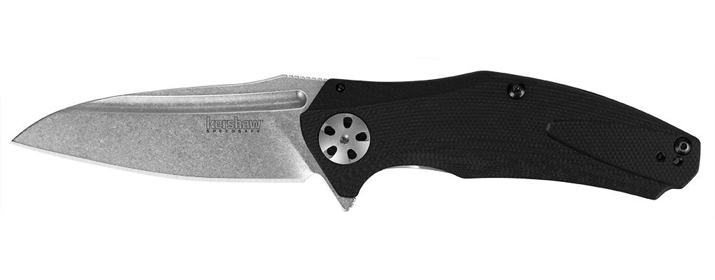 Kershaw Natrix 3.25&quot; A/O Sub-Frame Lock Knife Black G-10, Stonewash ( Discontinued )