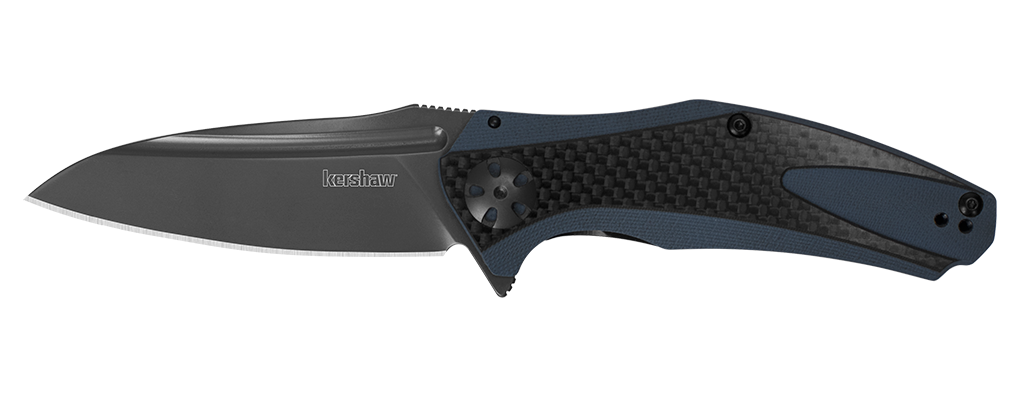 Kershaw Natrix 3.25&quot; Sub-Frame Lock Knife Blue G-10/Carbon Fiber, Gray ( Discontinued )