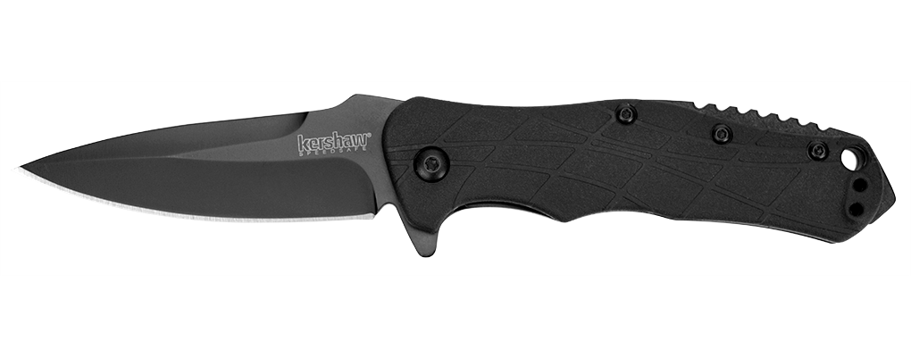 Kershaw RJ Tactical 3.0 2.875&quot; Assisted Opening Knife, Black ( Discontinued )
