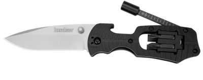 Kershaw Select Fire 3.375" Liner Lock Knife Multi-Tool GFN, Bead Blast