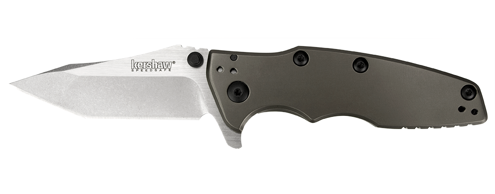 Kershaw Shield 3.1&quot; Assisted Opening Knife, Stonewash (DISCONTINUED)