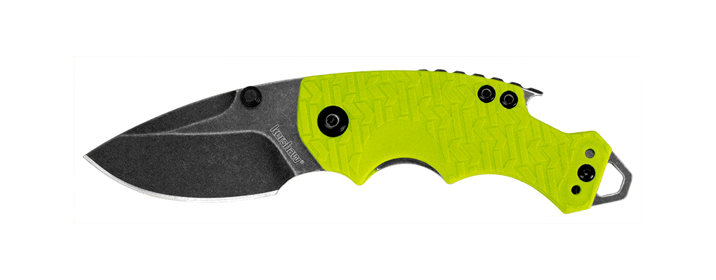Kershaw Shuffle 2.375&quot; Liner Lock Knife Lime, BlackWash