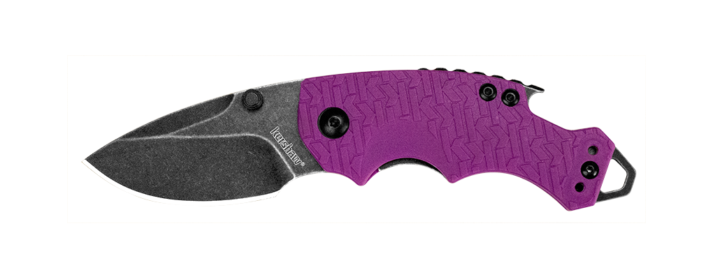 Kershaw Shuffle 2.375&quot; Liner Lock Knife Purple, BlackWash