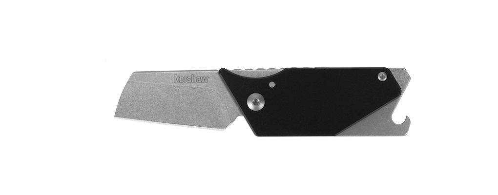 Kershaw Sinkevich Pub 1.6&quot; Friction Lock Knife Black G-10, Stonewash ( Discontinued )