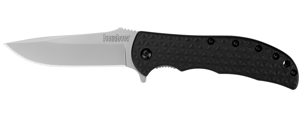 Kershaw Volt II 3.25&#39; Assisted Opening Knife Black, Bead Blasted ( Discontinued )