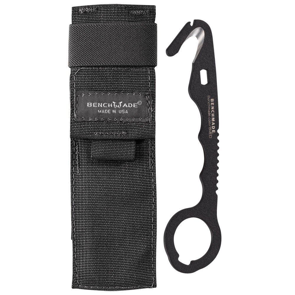 Benchmade 8 Safety Cutter Medical Hook w/ O2 Wrench W/Black Soft Sheath