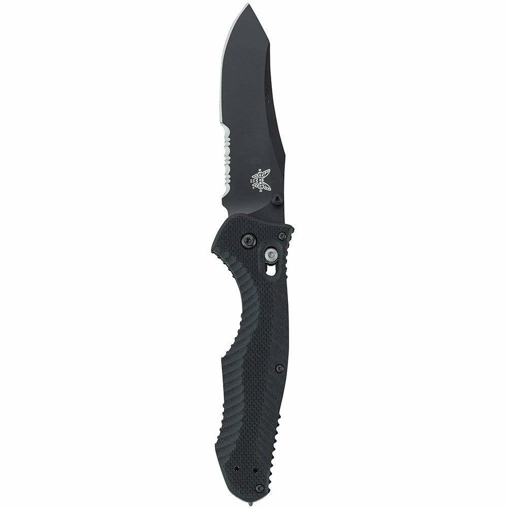 Benchmade Contego 3.98&quot; AXIS Lock Knife / Black Serrated / Black G10 / M4 ( Discontinued )
