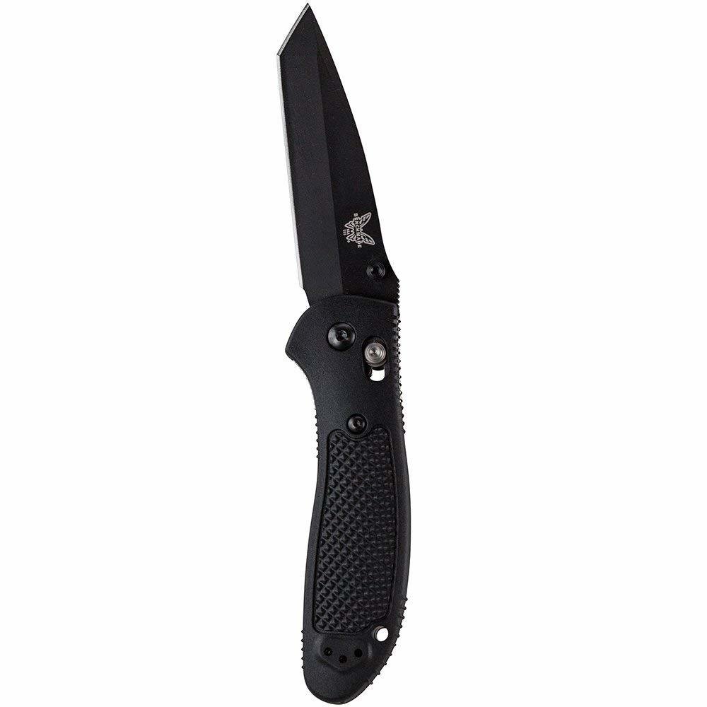 Benchmade Griptilian Tanto 3.45&quot; AXIS Lock Knife / Black Serrated / Black / S30V ( Discontinued )