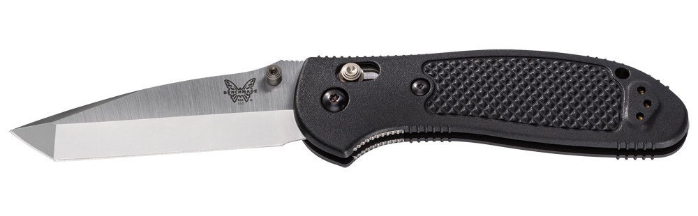 Benchmade Griptilian Tanto 3.45&quot; AXIS Lock Knife / Satin / Black / S30V ( Discontinued )