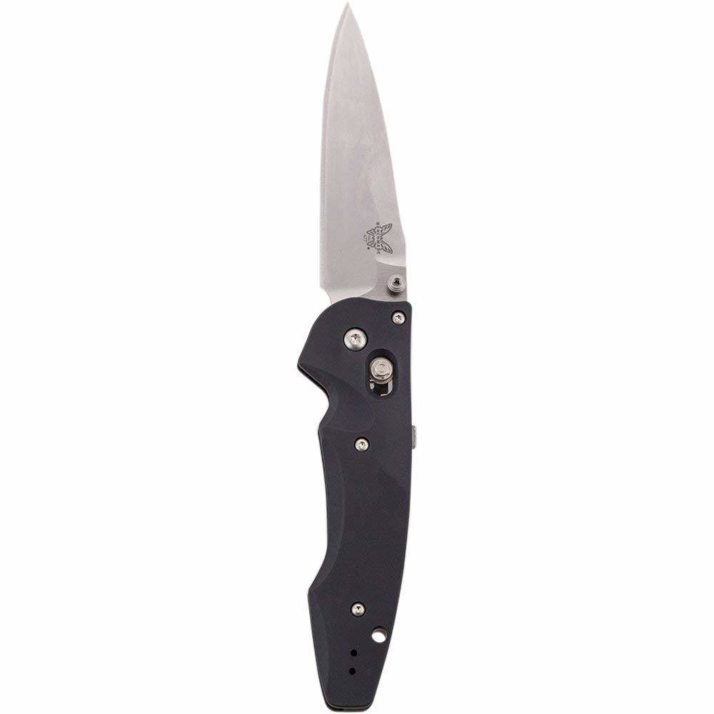 Benchmade Large Emissary 3.45&quot; AXIS-Assist Knife / Satin / Black ( Discontinued )