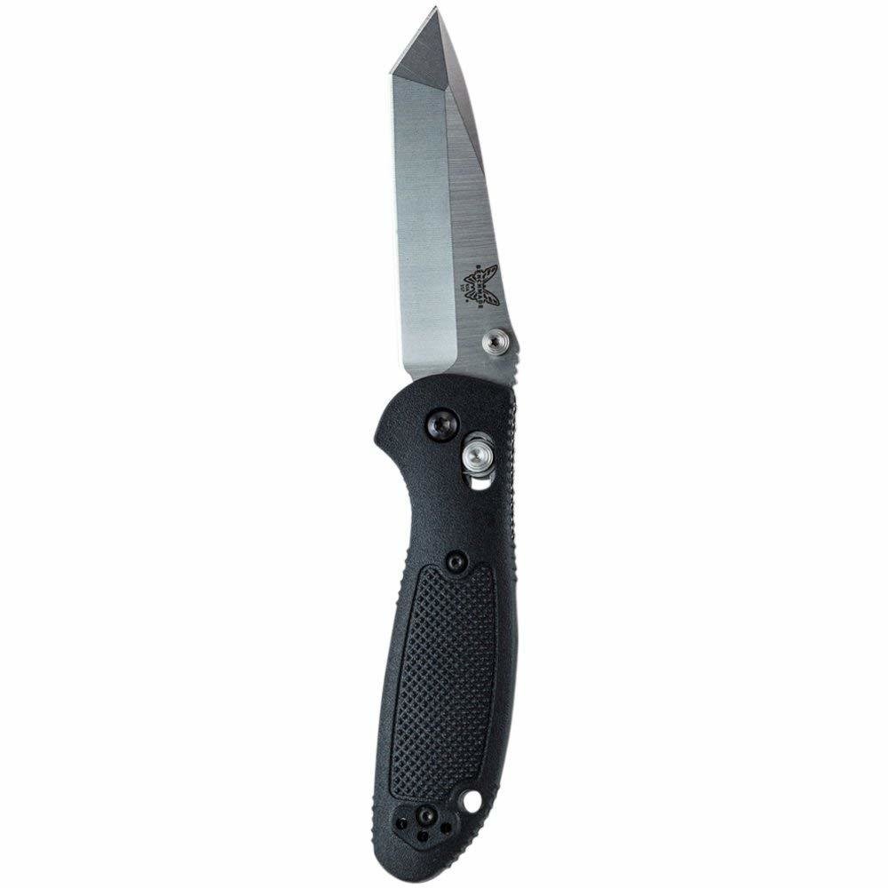 Benchmade Mini Griptilian Tanto 2.91&quot; AXIS Lock Knife / Satin / Black (Discontinued)