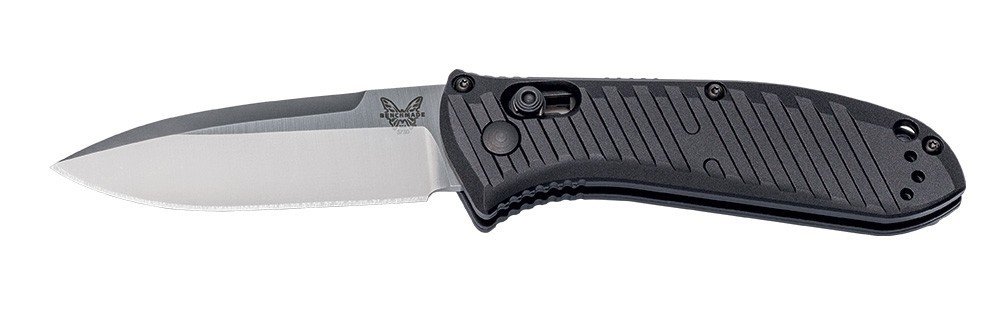 Benchmade Mini Auto Presidio II 3.7&quot; Automatic AXIS Knife / Satin / Black ( Discontinued )