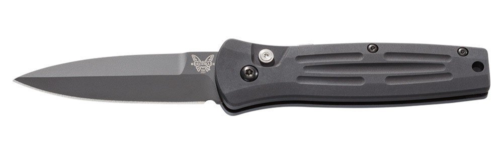 Benchmade Pardue Stimulus 2.99&quot; Automatic Knife / Black / Black ( Discontinued )