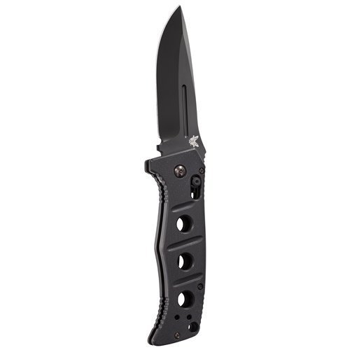 Benchmade Adamas 3.82&quot; Automatic AXIS Knife / Black / Black G10 ( Discontinued )