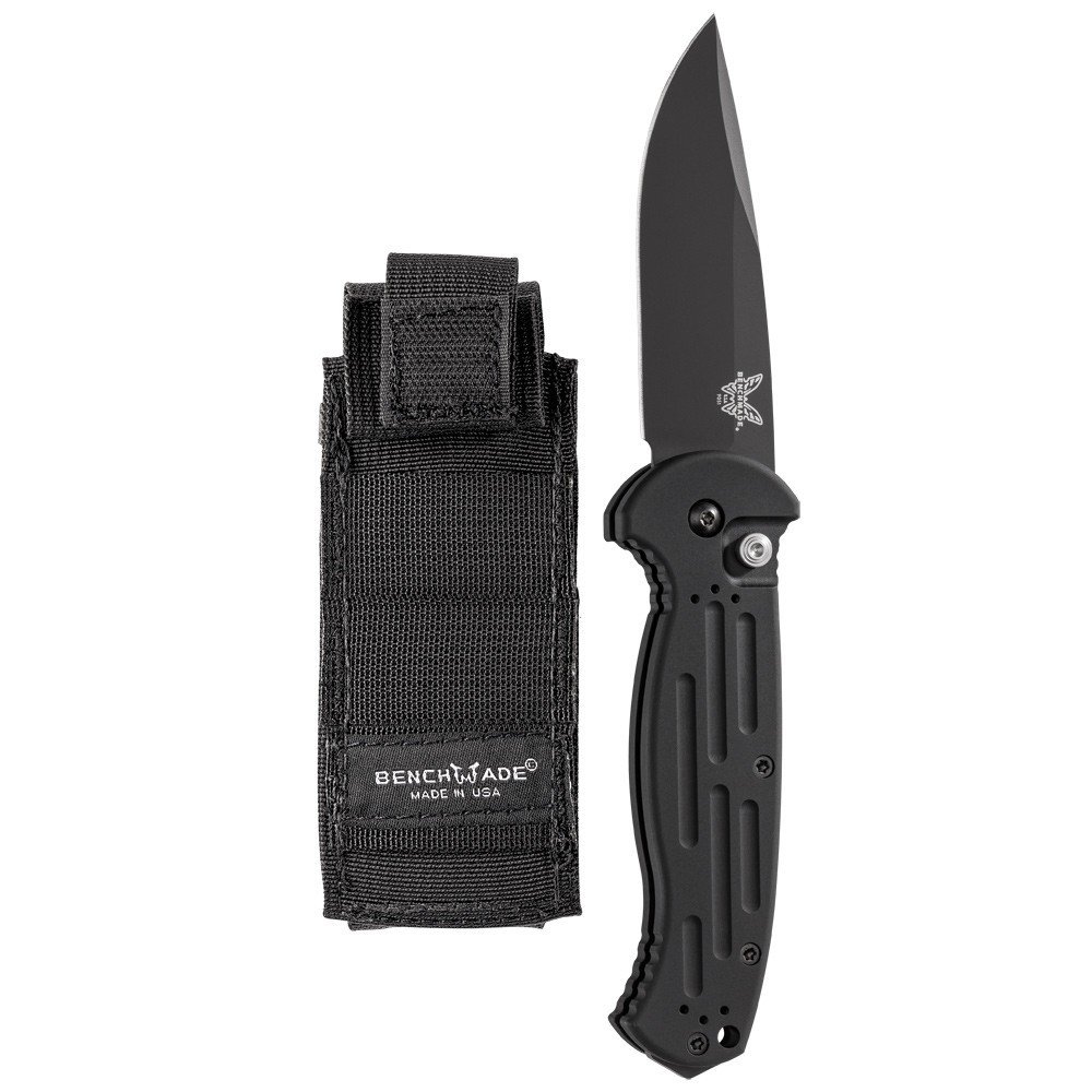Benchmade AFO II 3.56&quot; Automatic Knife / Black / Black ( Discontinued )