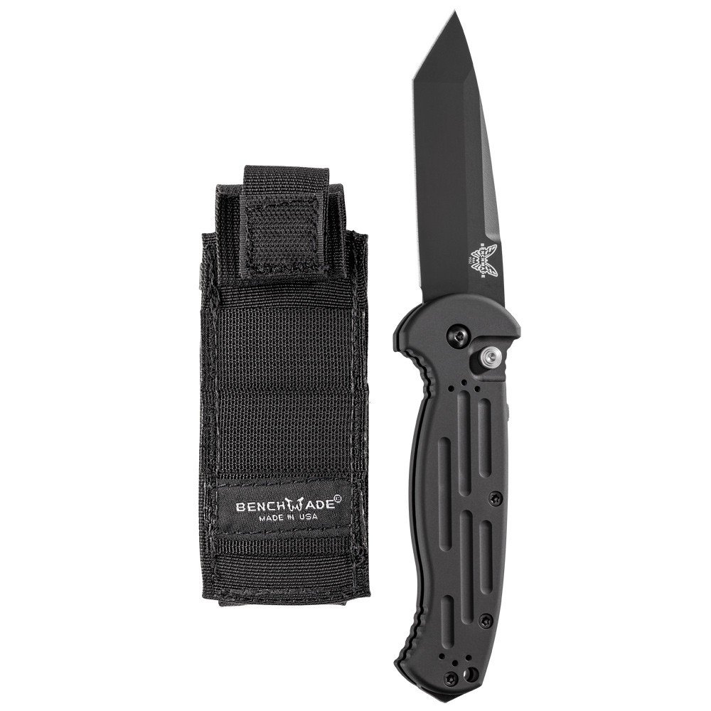 Benchmade AFO II Tanto 3.56&quot; Automatic Knife / Black / Black (Discontinued)